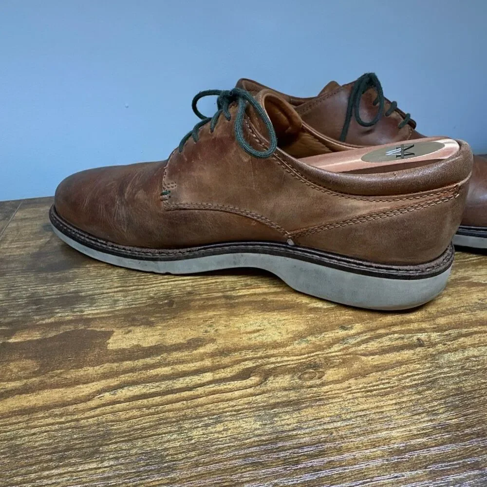 ECCO Atlanta brown‎ Leather Oxford Dress Shoes Oxford Brown 42 US 9 mens